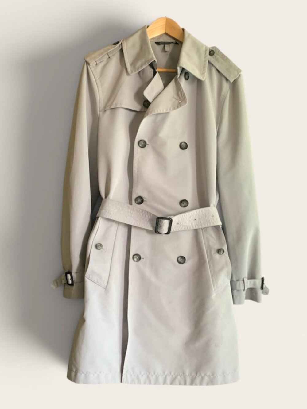 Classic Trench Gray Size S, Mens